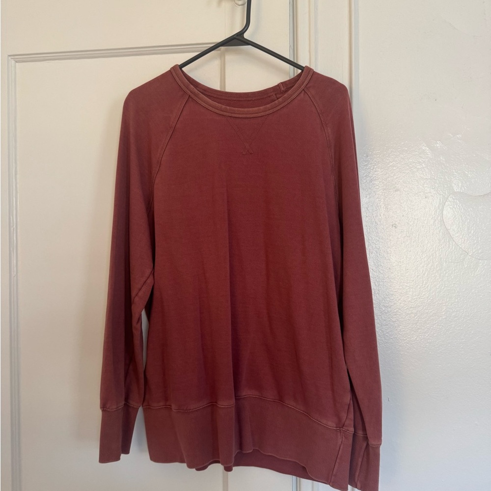 Faded Red Goodfellow Sweatshirt (Large)